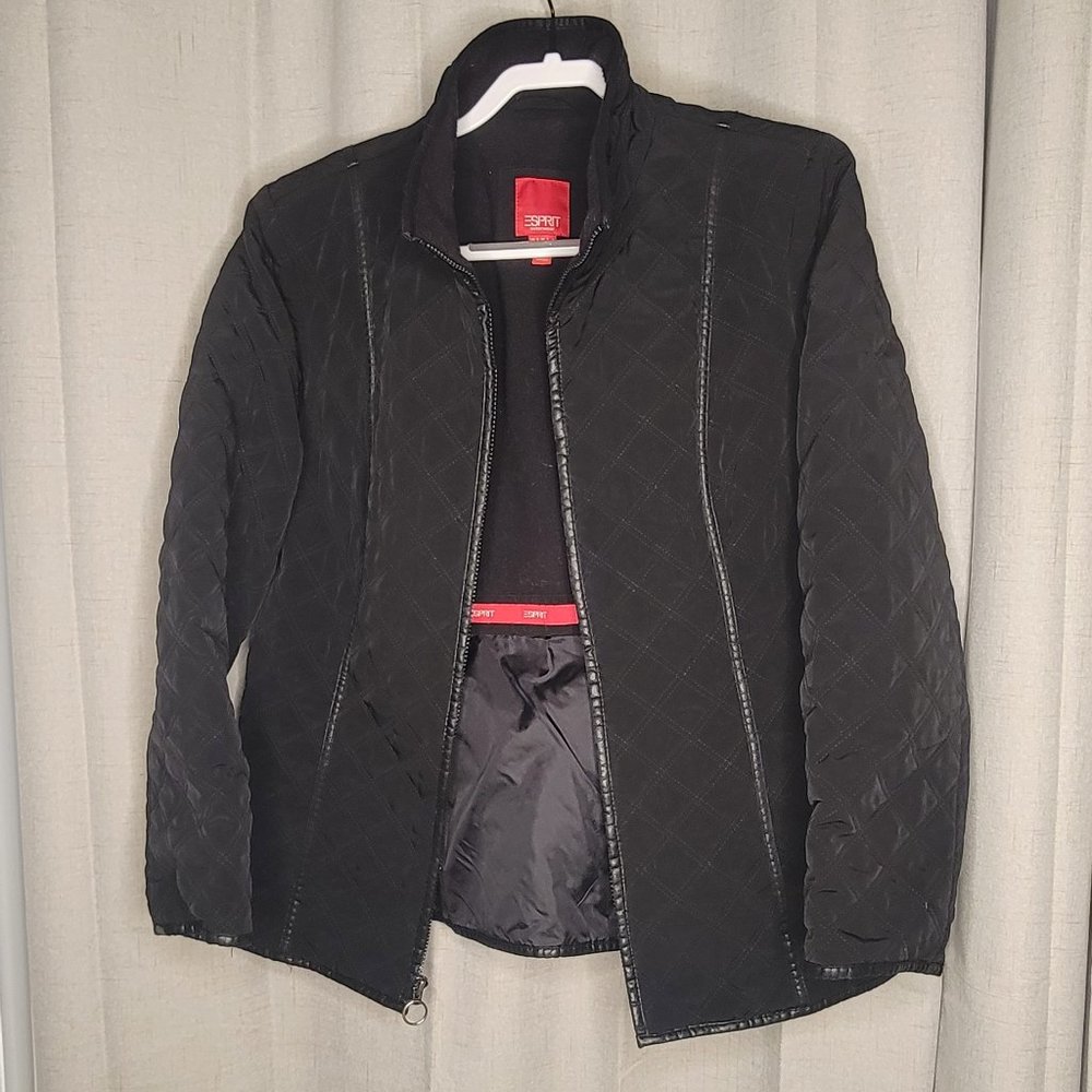 ESPIRIT- Quilted zip-up coat Size XL